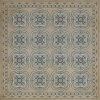 Spicher & Company Pattern 28 Solitude Vinyl Floorcloth - USA-Made Rug | BSEID