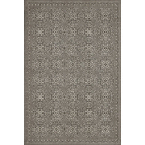 Spicher & Company Pattern 28 Stilled Vinyl Floorcloth - USA-Made Rug | BSEID