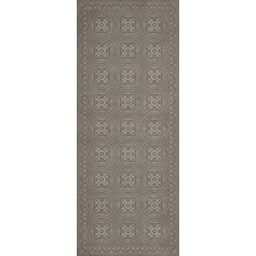 Spicher & Company Pattern 28 Stilled Vinyl Floorcloth - USA-Made Rug | BSEID