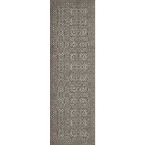 Spicher & Company Pattern 28 Stilled Vinyl Floorcloth - USA-Made Rug | BSEID