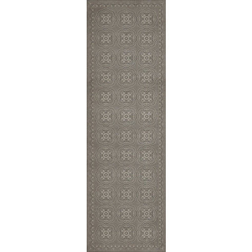 Spicher & Company Pattern 28 Stilled Vinyl Floorcloth - USA-Made Rug | BSEID