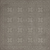 Spicher & Company Pattern 28 Stilled Vinyl Floorcloth - USA-Made Rug | BSEID