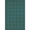 Spicher & Company Pattern 28 Teal Bandana Vinyl Floorcloth | BSEID