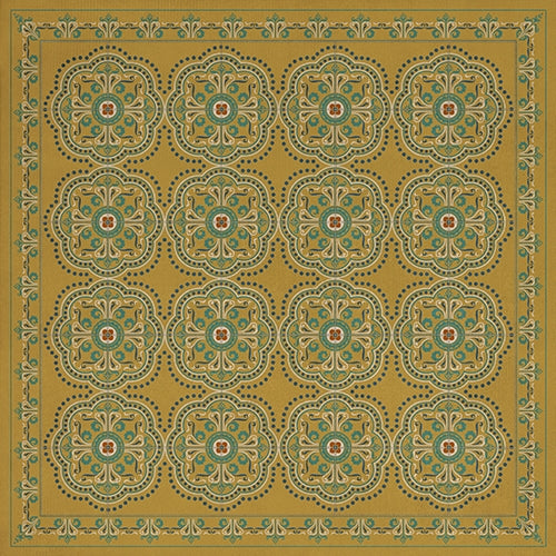 Pattern 28 The Waking Truth Vinyl Floorcloth