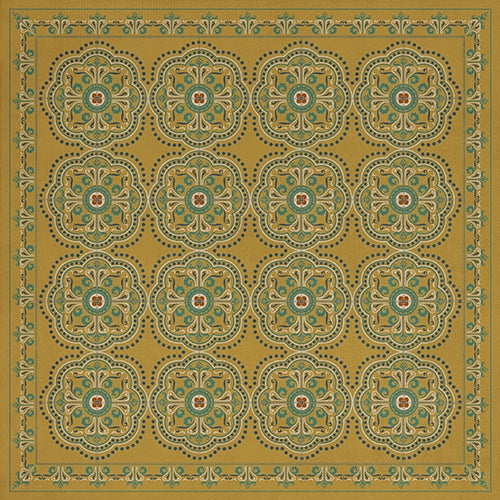 Pattern 28 The Waking Truth Vinyl Floorcloth
