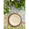 dinner plate round white