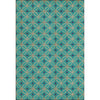 teal blue tan lay flat vinyl mat