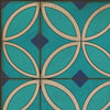 teal blue tan lay flat vinyl mat