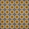 yellow cream star tile lay flat vinyl rug