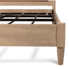 woven leather headboard king bed