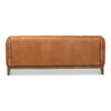 tan leather tufted sofa whitewash oak base