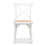 Unique white and tan chair