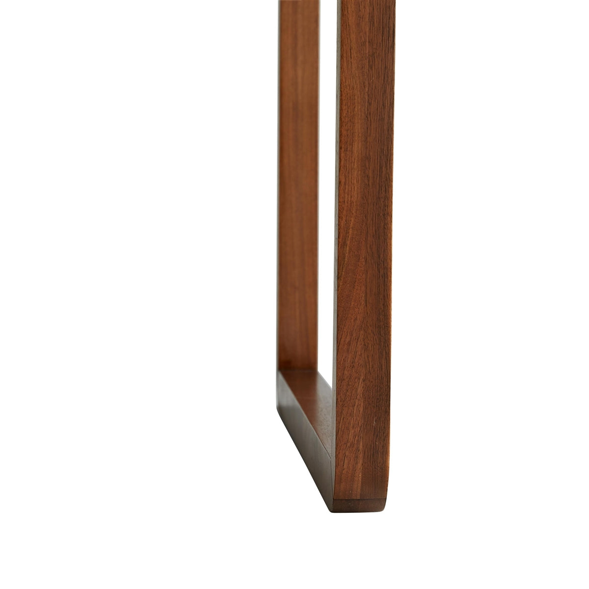 black lacquer desk rounded corners walnut frame brass hardware