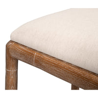 white wash oak counter stool