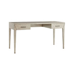 Oak Desk - Dublin - Antique Brass Details