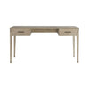 Oak Desk - Dublin - Antique Brass Details