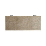 Oak Desk - Dublin - Antique Brass Details