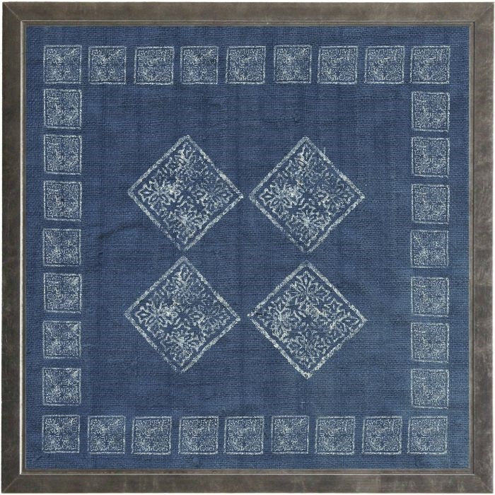 Block Print Indigo Linen