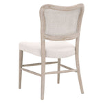 natural gray oak dining chair cane back