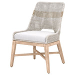 dining chair organic white taupe rope natural