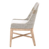dining chair organic white taupe rope natural