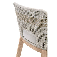 counter stool organic white taupe rope natural