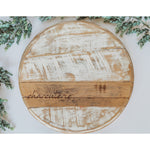 Bourbon Head Lazy Susan Tray (finish + text options)