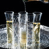 champagne flutes gold accents glass set contemporary