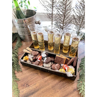 champagne flutes gold accents glass set contemporary