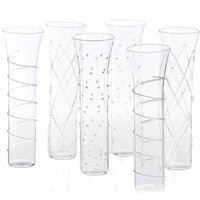 champagne flutes clear accents glass set contemporary