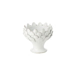 off white footed centerpiece artichoke decor