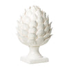 white ceramic pedestal artichoke