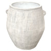 white grey oval ceramic indoor outdoor planter large
