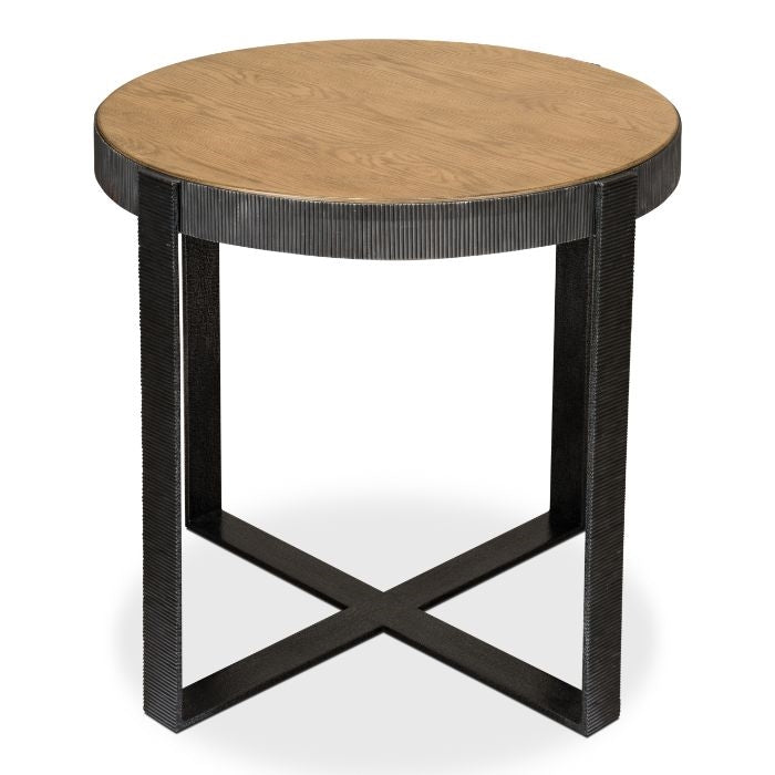 walnut white oak veneer table