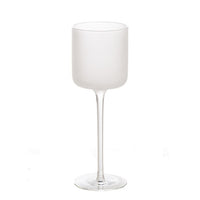 frosted wine glass set designer contemporary
