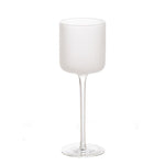 frosted wine glass set designer contemporary