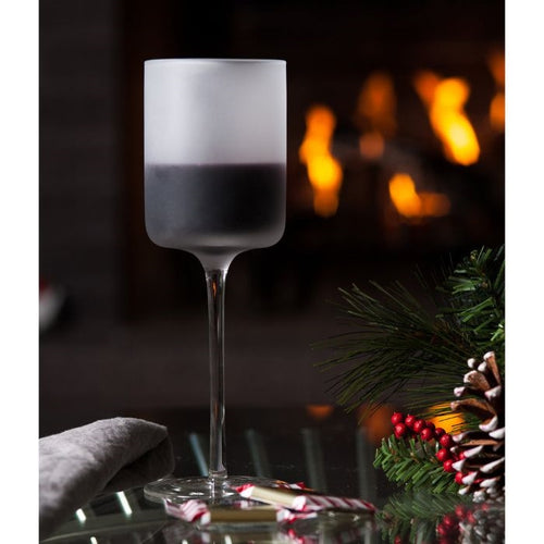 frosted wine glass set designer contemporary