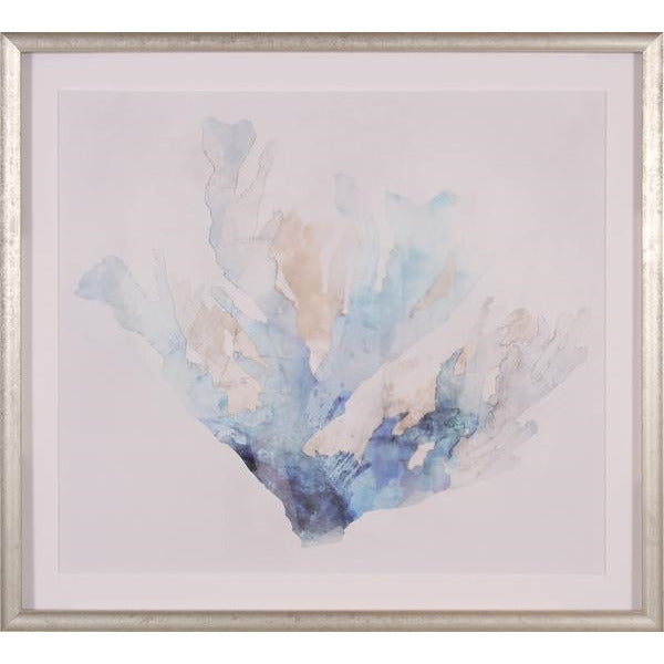 blue coral giclee wall art