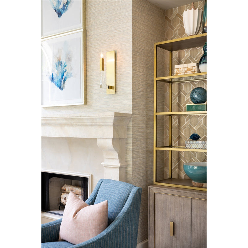 blue coral giclee wall art