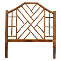 Chippendale Tortoise Finish Queen Headboard