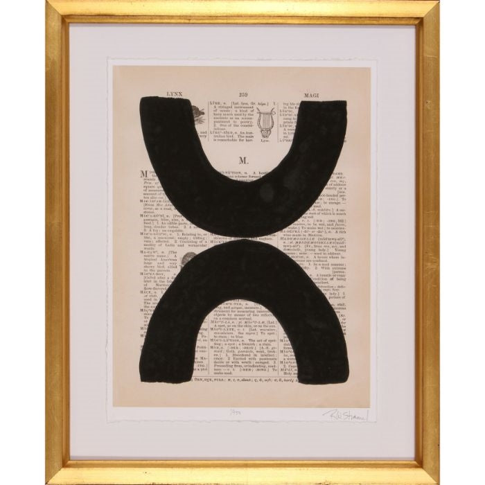 white black matte pressed glass gold wood frame