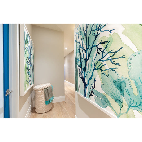 Sea Leaves Canvas Wall Art