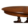 Unique medium wood round table