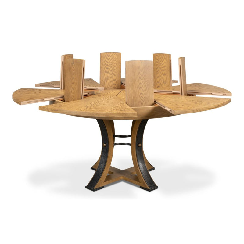 Designer Sarreid Ltd. Unique Luxury Tower Jupe Dining Table