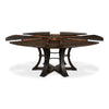round dining table Jupe Artisan Grey transitional 6-legs