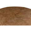 Unique medium wood table with metal legs