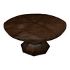 Jupe expandable dining table burnt brown oak medium
