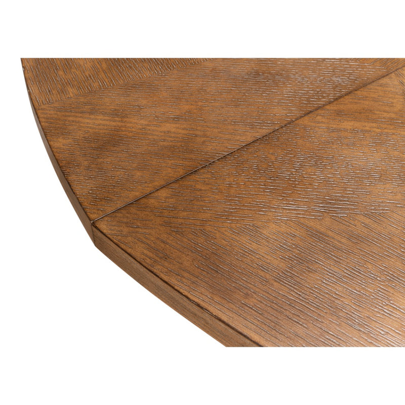 Jupe expandable dining table light mink finish medium
