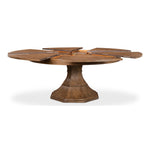 Giselle Jupe Dining Table Medium - Round Expandable Dining Table Dark