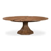 Giselle Jupe Dining Table Medium - Round Expandable Dining Table Dark